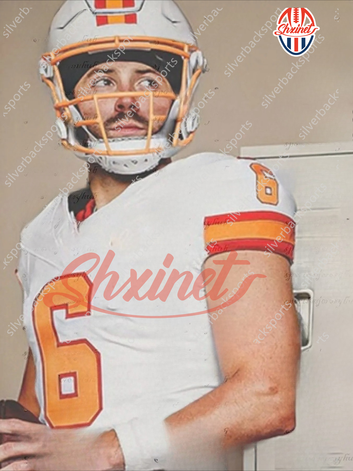 6 Baker Mayfield 2025 Football Jerseys 13 Mike Evans 12 Brady 7 Bucky Irving David Reddick Chris Godwin Jr. 2 Emeka Egbuka Vita Vea McLellan Alstott C