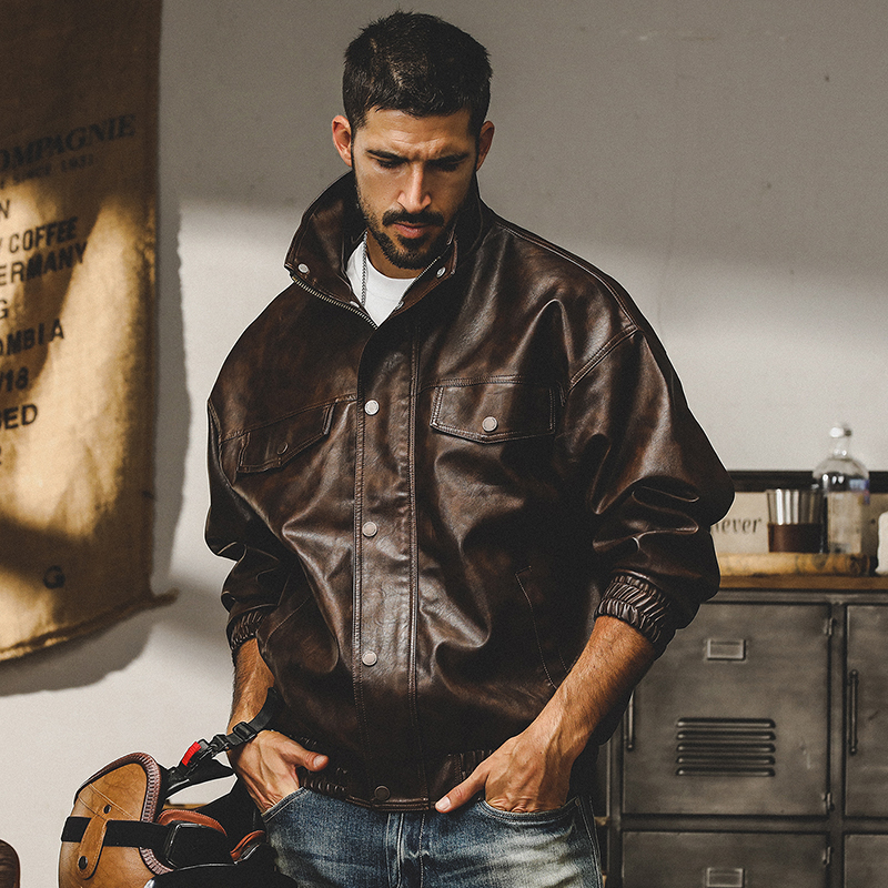 Men's Jackets Bar Lapel Unwaxed Hunting Jacket