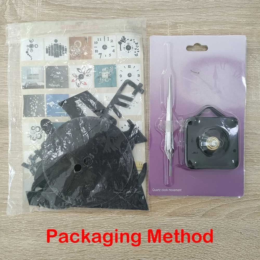 Small Wall Clock 2D DIY Quartz Clocks Fashion Watches Acrylic Mirror Stickers Living Room Home Decor Horloge 2023 Modern Design C251015