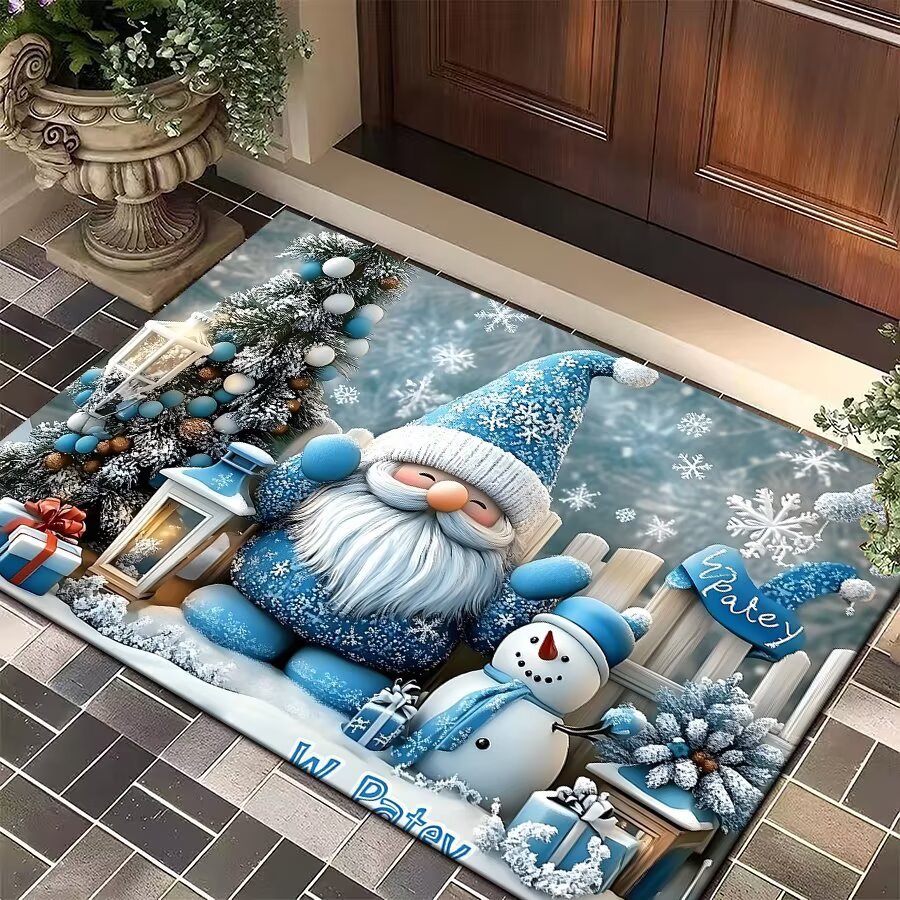 Bath Mat, Bathroom Rugs Non Slip Washable Thin Absorbent Quick Dry Bath Mat Fits Under Door Bathroom Floor Mat Perfect for Bath 2025100017
