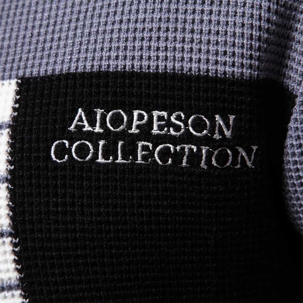 AIOPESON Fashion Patchwork Youth Sweater for Men Autumn Casual Pullover Quality Knitted Mens Sweater J251015