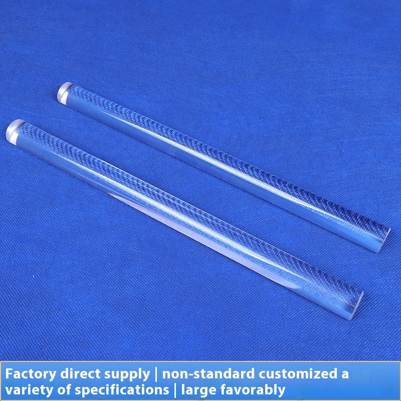 Wholesale custom quartz semi-circular rods, quartz beakers, quartz tubes, optical lenses, and bulk customization of laboratory quartz chemical tools