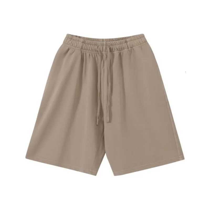 5 colors 100 cotton mens pull rope high waist loose fashion casual large size shortsT251015