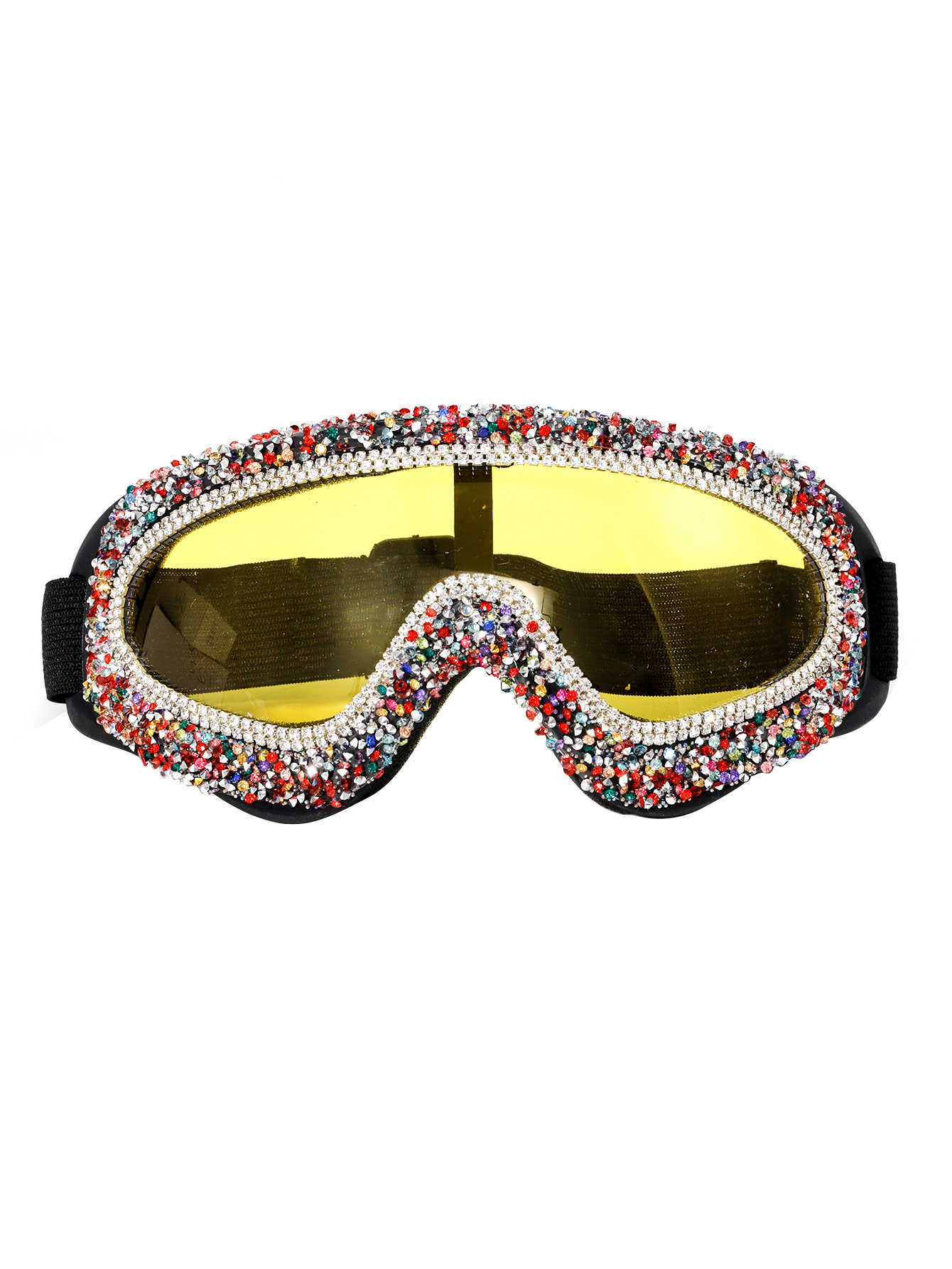 Outdoor Sports Cycling Sunglasses Large Frame Personality Dazzling Windproof Sunglasses H251015