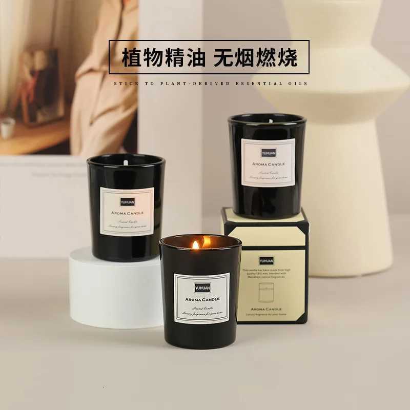 ic black cup aromatherapy candle multiple fragrances 180g candle can burn for about 50 hours C251015