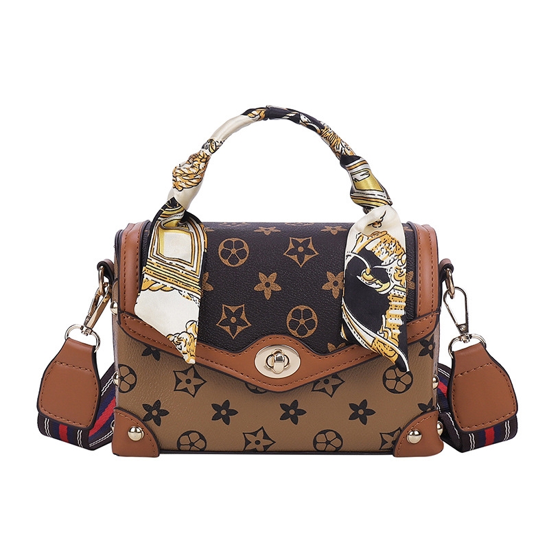 Designer Bags, high-end ladies' bags, handbags, new 2024 Trendy, versatile, fashionable printed shoulder bag, crossbody small square bag Free shi