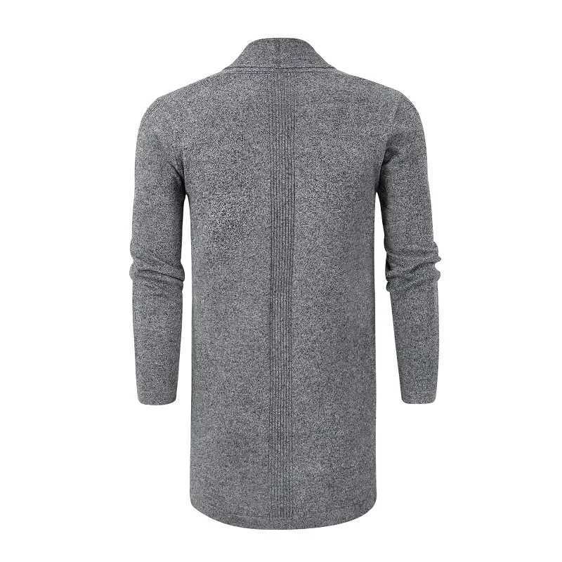 Cardigan pocket 2023 autumn and winter new cashmere padded warm casual mens knitted sweater coat J251015