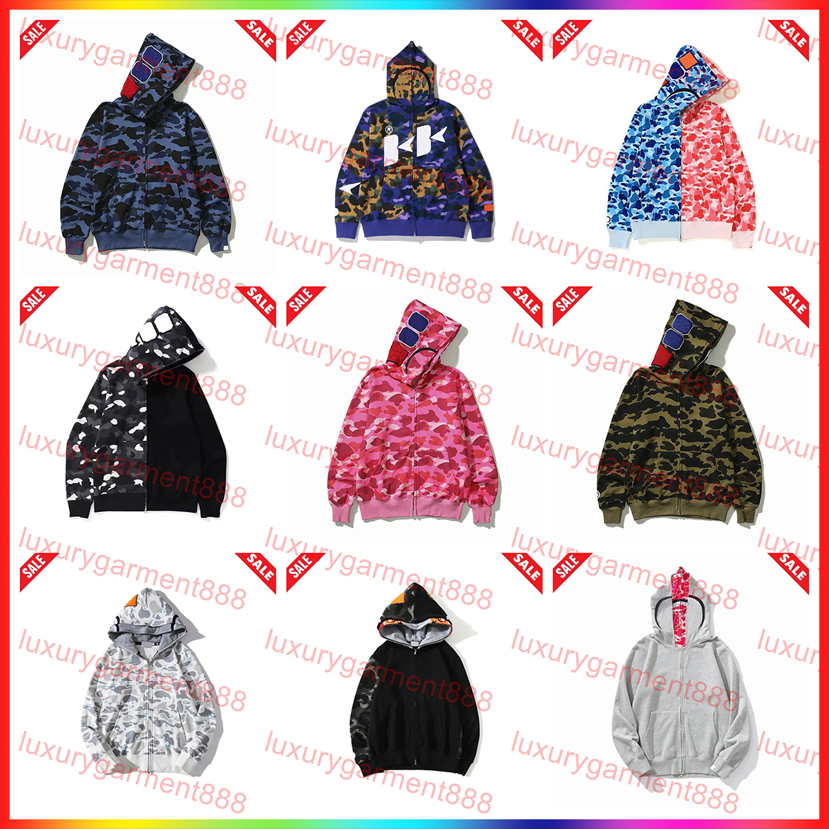 5A designer Buyers' PicksHoodie Mens Hoodies Full Zipper Boys Girls Sweater school dress Sweatshirt Hoodie Pullover Hoody 100% Pure Cotton hight Quality