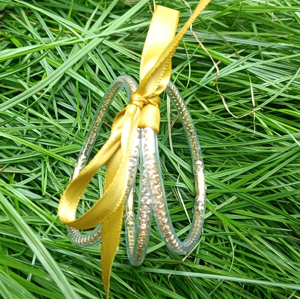 3pcsset Rhinestone Crystal Bangles Bless Tibetana Temple Buddha Girl Bracelet Glitter Jelly Bangles Bracelet for Women Jewelry 251014