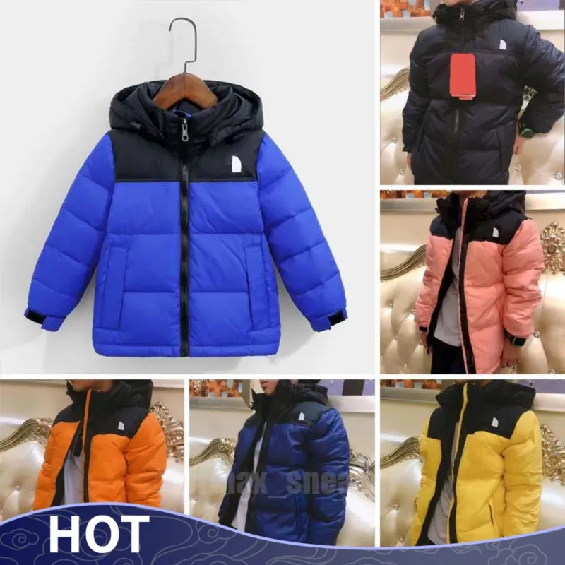 2-Style Reversible Kids Down Coat for Toddler to Teen, Mountaineer 700FP Thick Puffer with Anti-Cold Hood, North Windproof Winter Parka 100-160