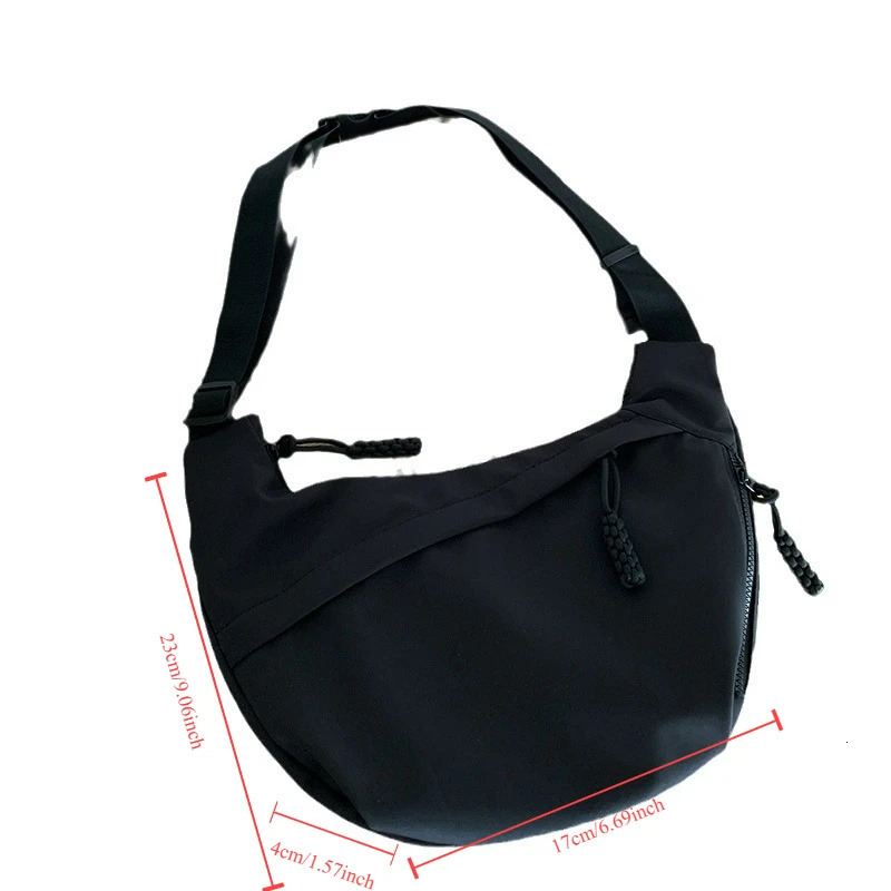 Korean Simplified Moon Bag Fashionable Wheat ear Cross Body Bag Versatile High end Single Shoulder Dumpling Bag 251010