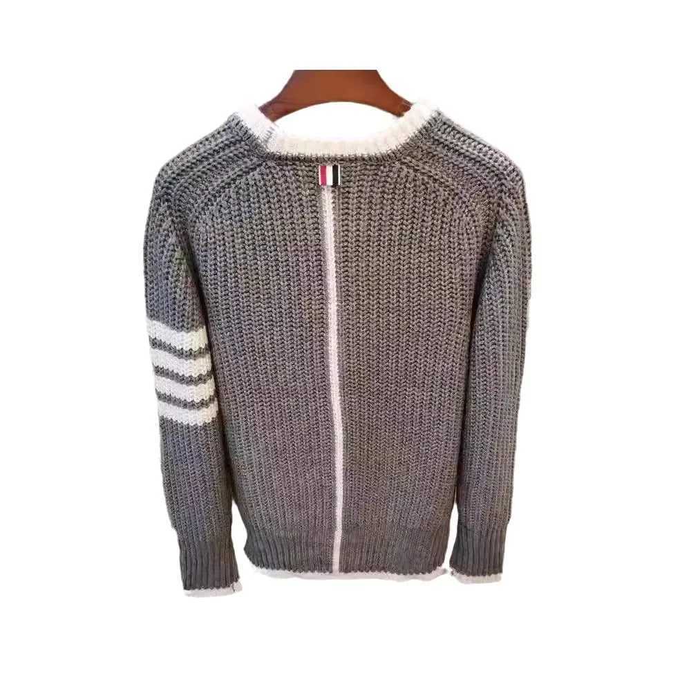 Trendy round Neck Knitwear Long Sleeve Casual Mens Sweater Autumn Winter Fashion Versatile Comfortable Overhead Top J251015