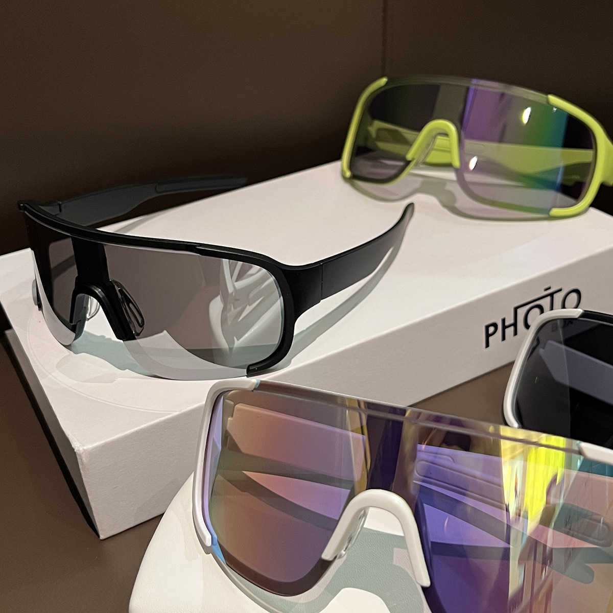 Antifog Ski Outdoor Mountaineering Road Cycling Glasses Windproof Goggles Mountain Bike Bicycle Sports Protective Glasses Large Frame H251015