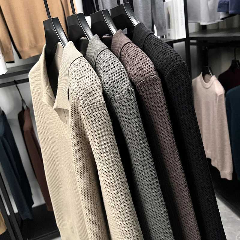 Design Mens VNeck Knitted Sweater Autumn Winter Simple Warm Lapel Pullover Fashion Casual Versatile Trend Menswear J251015