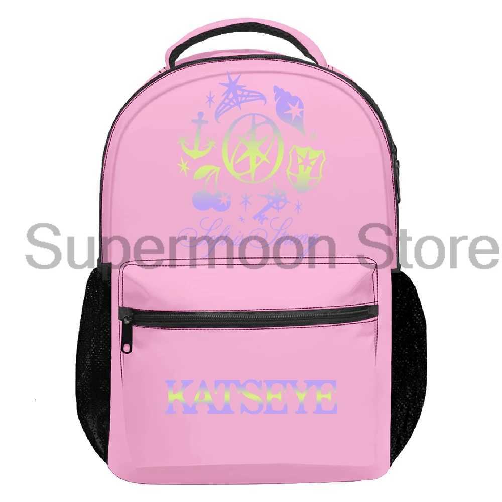 Kpop Katseye Soft is Strong Backpack 2025 Beautiful Chaos Tour Women Men Rucksack Casual Travel Bag Unisex Outdoor DaypackW251015