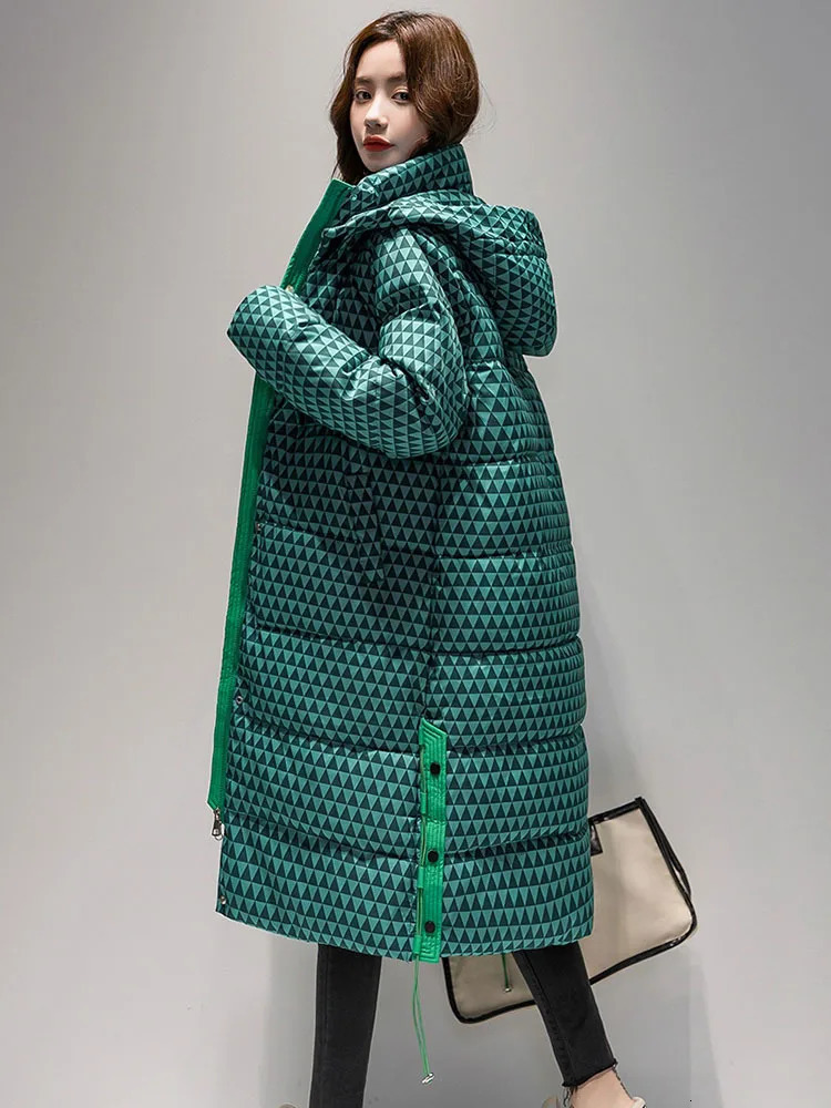 Snow Coat Padded Warm Jacket Down Jacket Winter Women Waterproof Coat Oversized Thick Long Parkas Hooded Jaqueta Feminina 251011