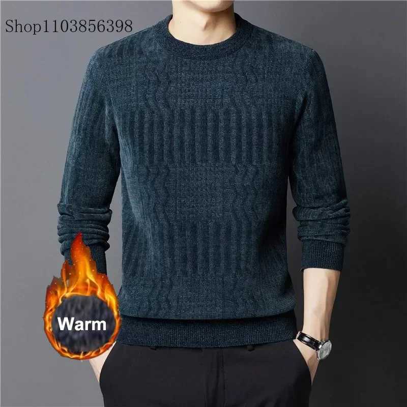 Brand Clothing High Quality Fashion Sweaters Male Slim Fit Casual Knitted Pullover Man Casual Round Neck Sweaters Black Grey J251015