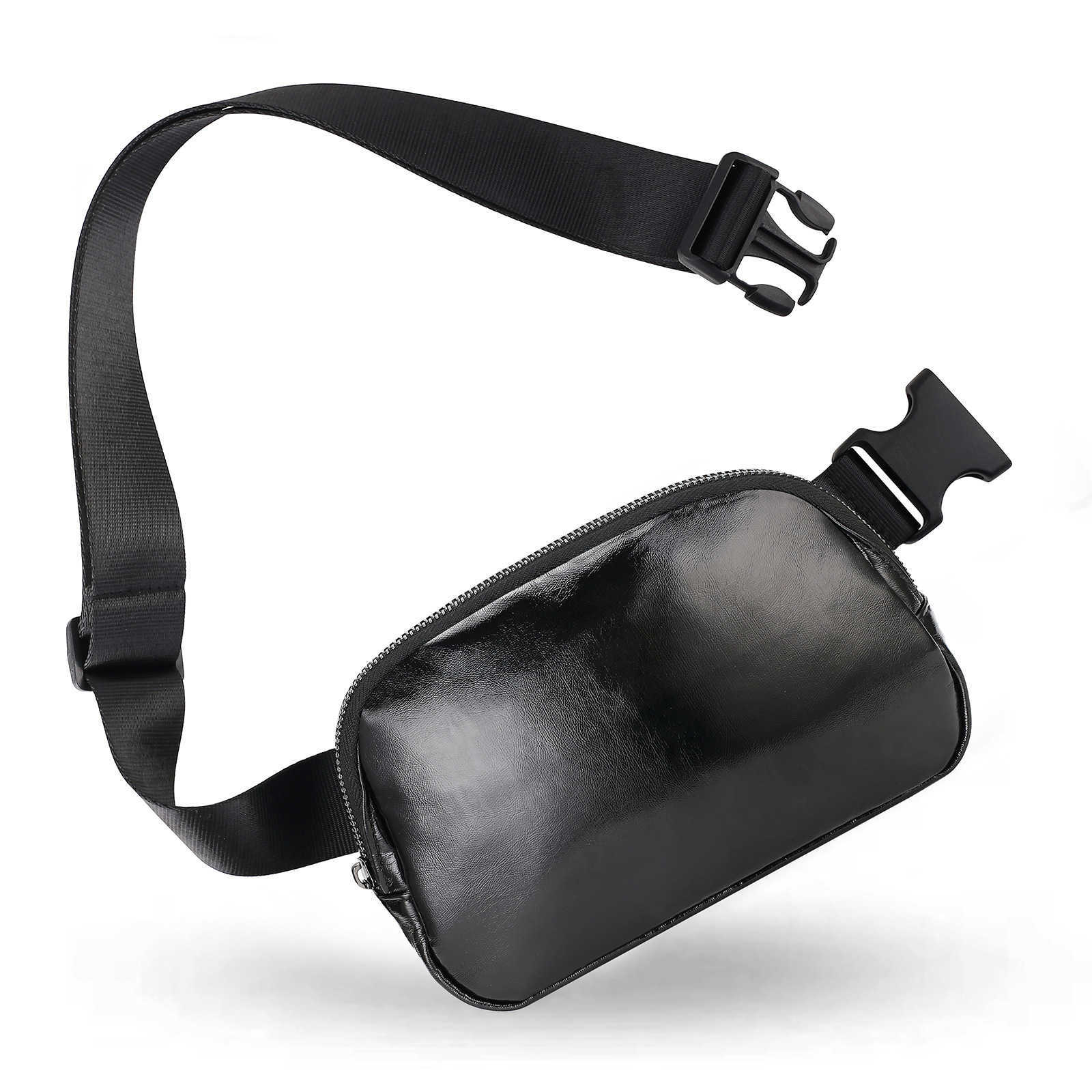 Same Style Bag Waist Wrap Leather Waterproof Chest Bag Outdoor Sports Running Waist Bag Crossbody Waist Bag for Men and Women H251015