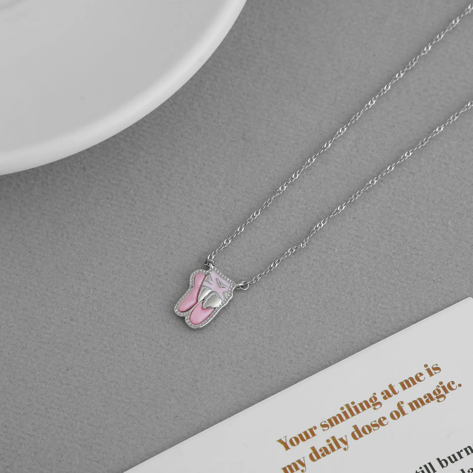 VKVVA Fashion Jewelry KS Series Ballet Shoes Pendant Necklace for Women Birthday Gifts 251010