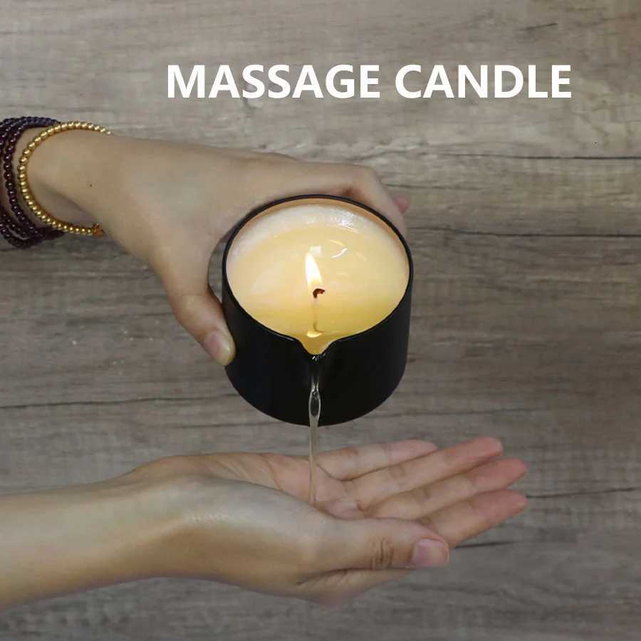 Massage essential oil candle Soothing and Relaxing Muscles Massage Oil for Massage Ideal Body Oil for Skin Moisturizing C251015