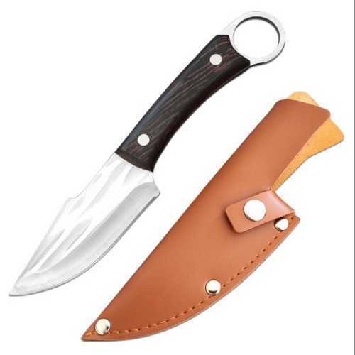 Handheld Meat Knife Multifunctional Forged Hammer Pattern Knife Camping Portable Small Straight Knife Portable Outdoor Fruit Knife H251015
