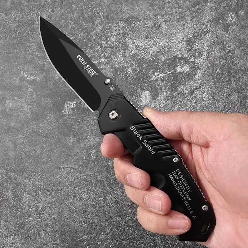 Stainless Steel Outdoor Mini Folding Knife High Hardness Defensive Folding Knife Multipurpose Camping Survival Knife H251015