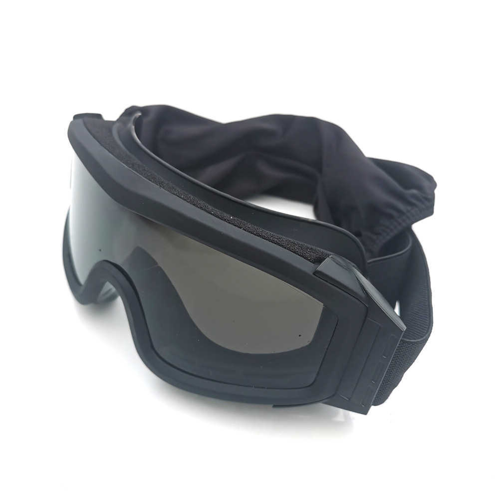 Desert Realistic Tactical Goggles Large Frame Windproof Sandproof Impactresistant Offroad Glasses Safety Goggles H251015
