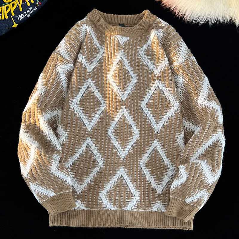 Mens Windproof and Warm Home Leisure Pullover Sweater Outdoor Highquality Leisure Trend Versatile Home Clothing J251015