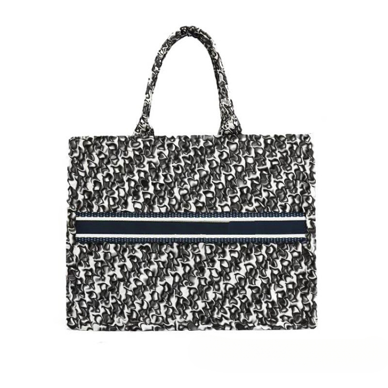 Luxury bag embroidered jacquard handbag shopping bag autumn and winter new designer bag trendy and popular versatile single shoulder armpit bag