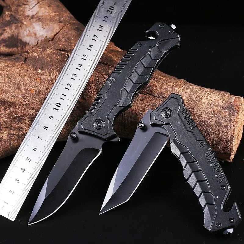 Multifunctional Outdoor Camping Knife Portable Folding Knife Sharp Selfdefense Tactical Knife Suitable for Outdoor Camping H251015