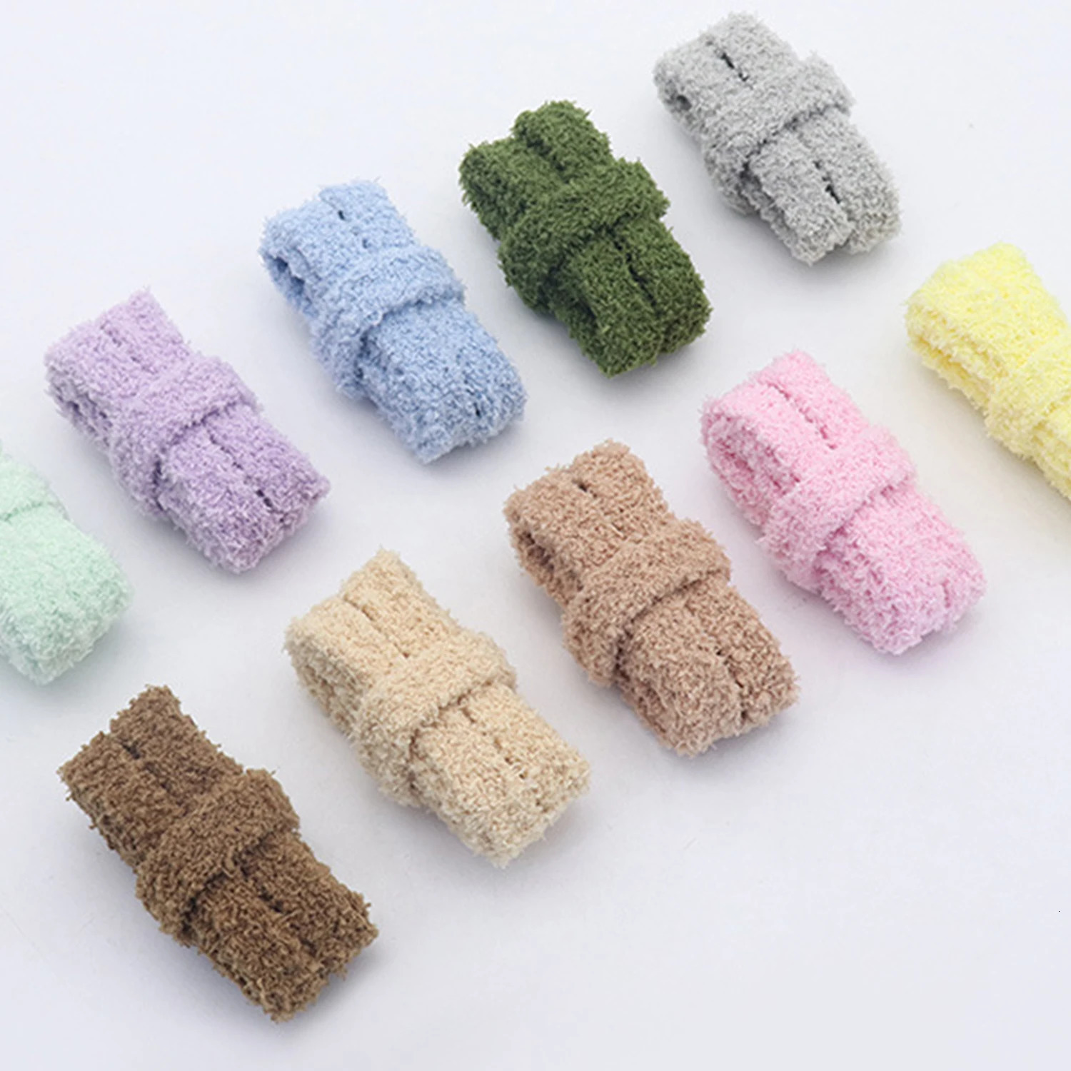 12 Bright Colors Flat Type Plush Laces 15cm Wide Delicate Fluffy Towel Shoelaces Sneaker Women Outdoor Casual Sport Shoelaces 251013