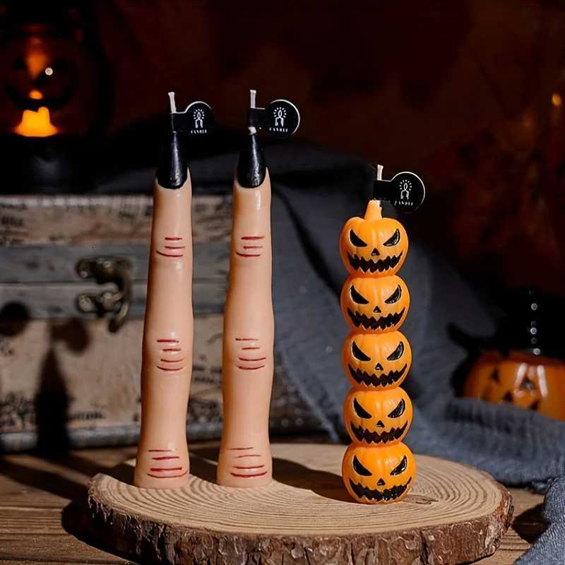 13pcs Halloween Scented Candles Long Stick Gothic Soy Wax Decorations for Party Home Festive Atmosphere Holiday Ornaments Gifts C251015