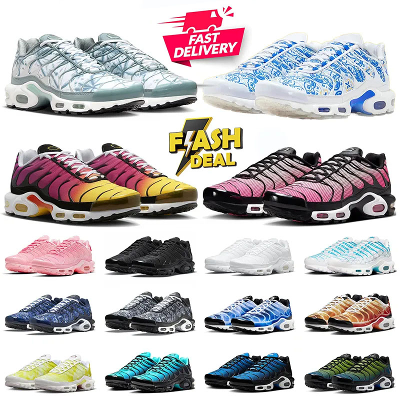 Tnss Designer Running Tn Shoes Plus for Women Mens tns utility green white red lisboa barcelona Tuned Outdoor Trainers tnplus Jogging Walking Sneakers Chaussures