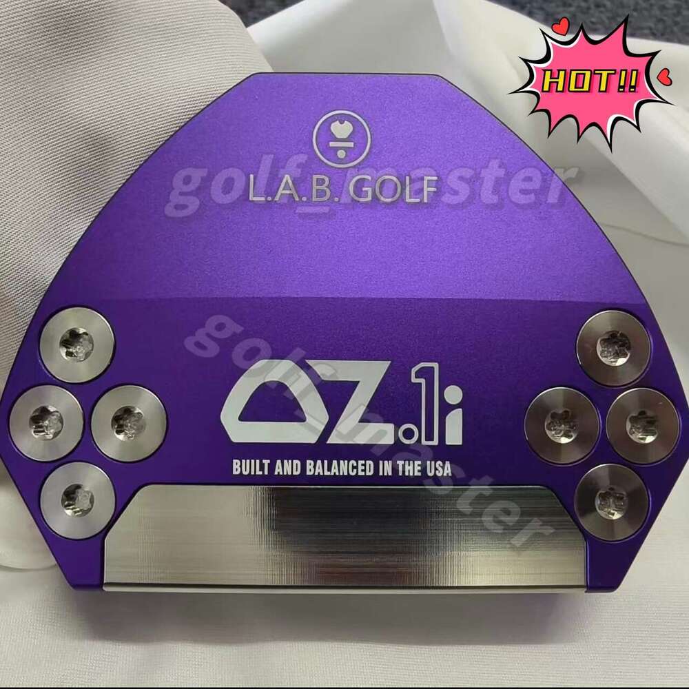NEW Golf Clubs putter LAB OZ.1i automatic balancing club face return putter 33/34/35 inch Purple with golf putter headcover Customizable aiming line and pattern