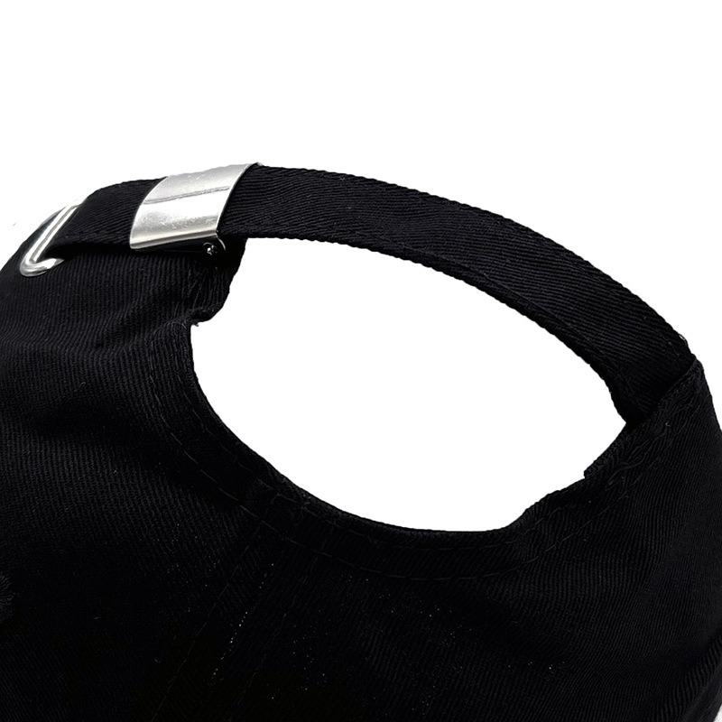 Korean Spring/Summer Embroidered Duck Tongue Hat for Men, Sunscreen and Sunshade for Women, Baseball Hat