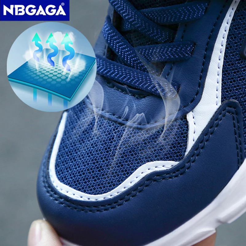 Children Sport Boys Fashion Mesh Breathable Casual Sneakers Lightweight Running Shoes Comfort 251015 XJ260303