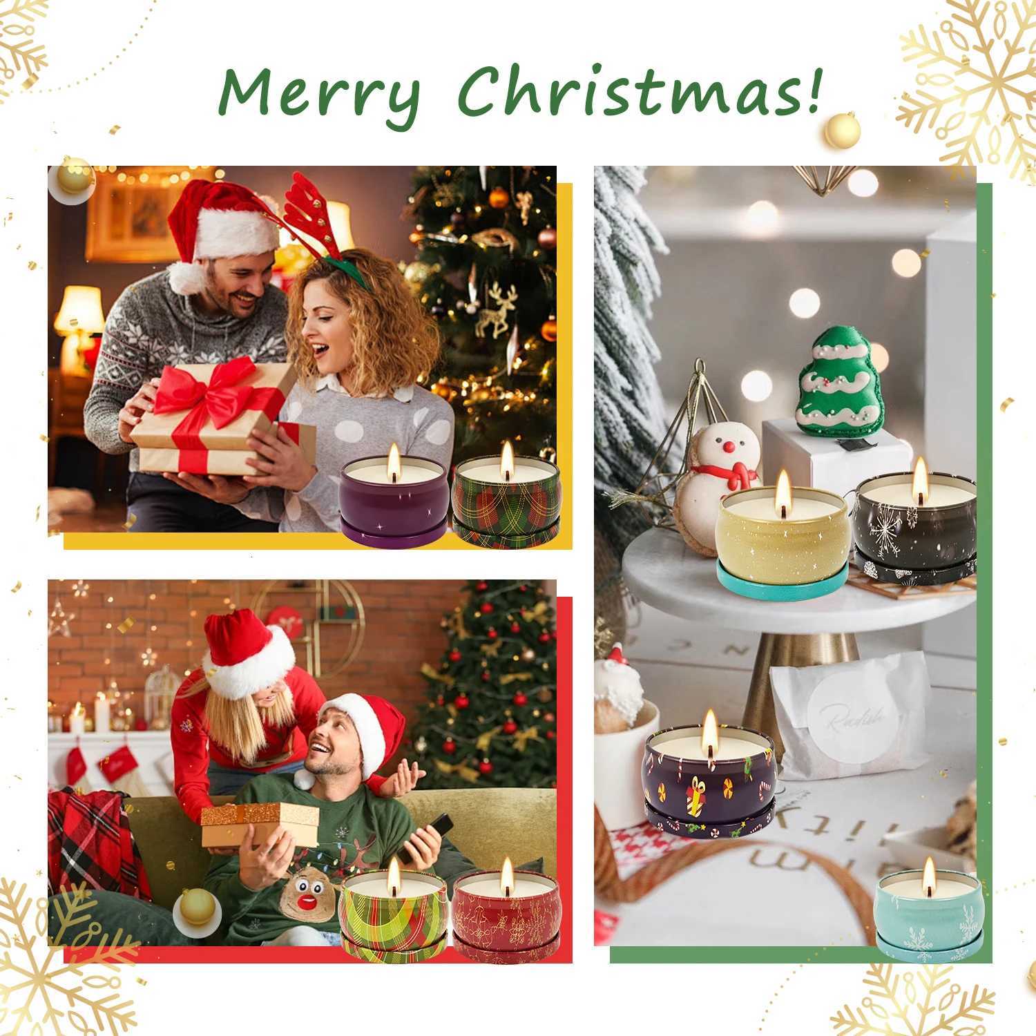 612packs of scented candles Christmas candles 25 ounces about 709 grams scented candles Christmas gifts gifts C251015