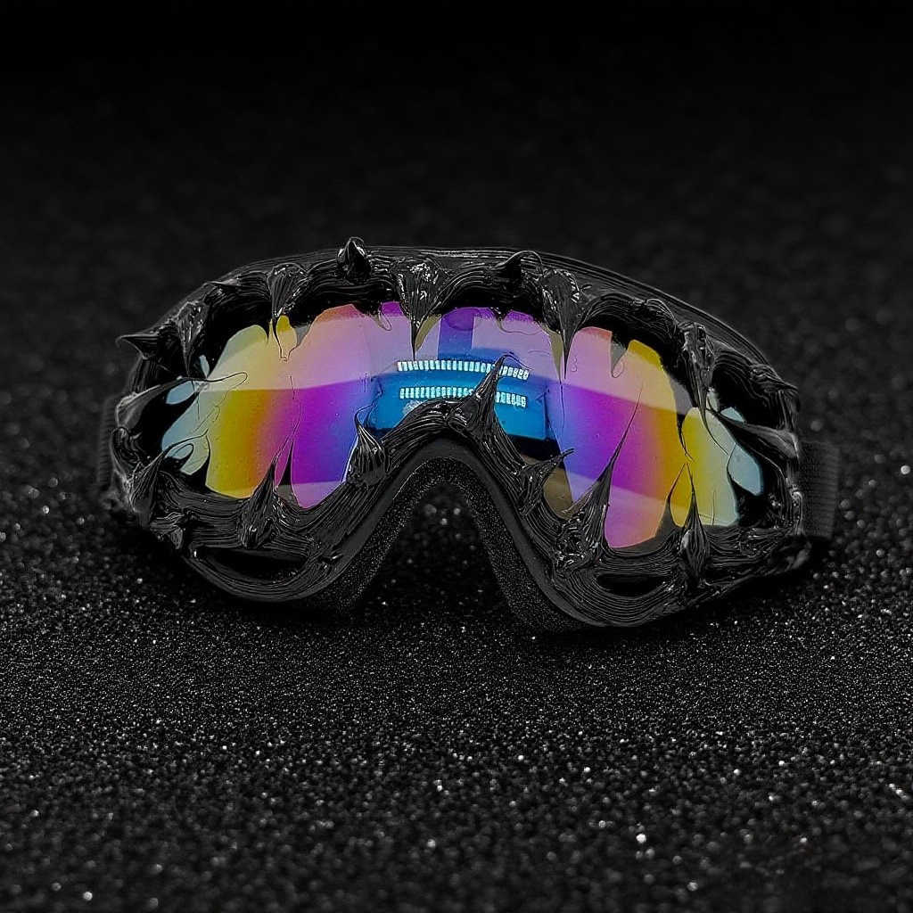 2025 New Gothic Dark Style Epoxy Goggles for Men and Women Unique Cool Theme Party Sunglasses H251015