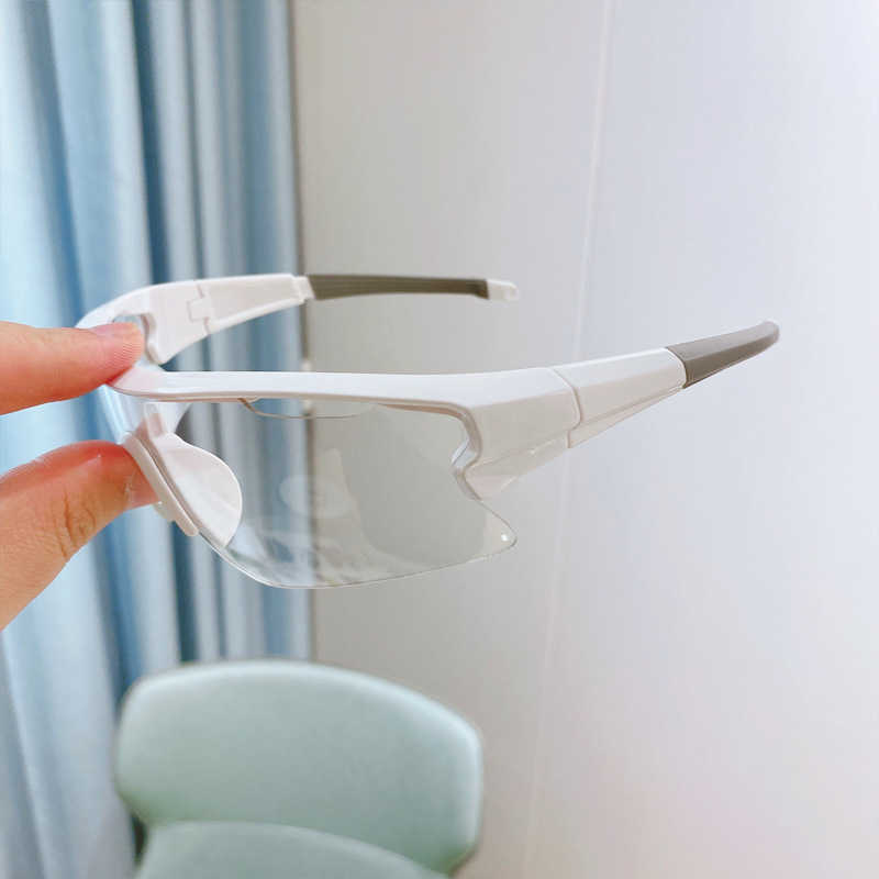 Millennium Style Futuristic Cycling Windproof Sunglasses for Trendy Men and Women Outdoor Hiking and Skiing Colorful Large Frame Sunglasses H251015