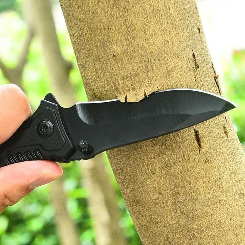 Multifunctional Outdoor Camping Knife Portable Folding Knife Sharp Selfdefense Tactical Knife Suitable for Outdoor Camping H251015