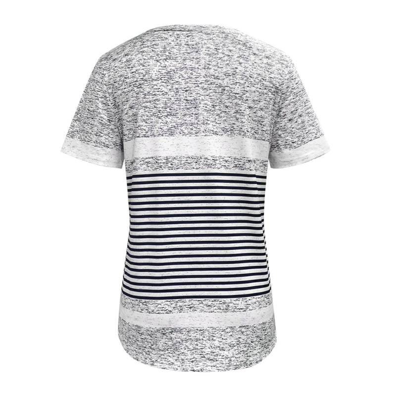 Vintage Animal Print Womens Cotton Blend Tee with Crew Neck Milk Silk Comfortable Casualwear-CF50714