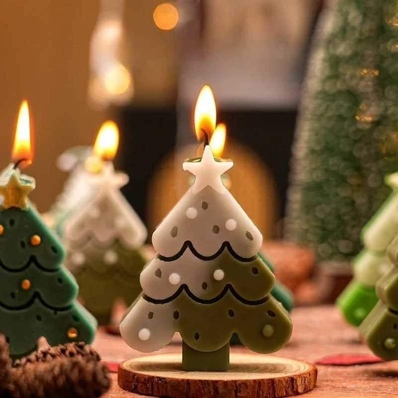 Christmas Creative Handmade Fragrance Candles Hand in Hand Gift Christmas Tree Deer Shaped Aromatherapy Candles C251015