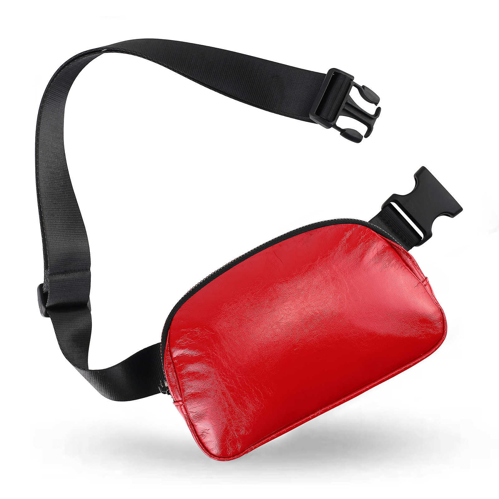 Same Style Bag Waist Wrap Leather Waterproof Chest Bag Outdoor Sports Running Waist Bag Crossbody Waist Bag for Men and Women H251015