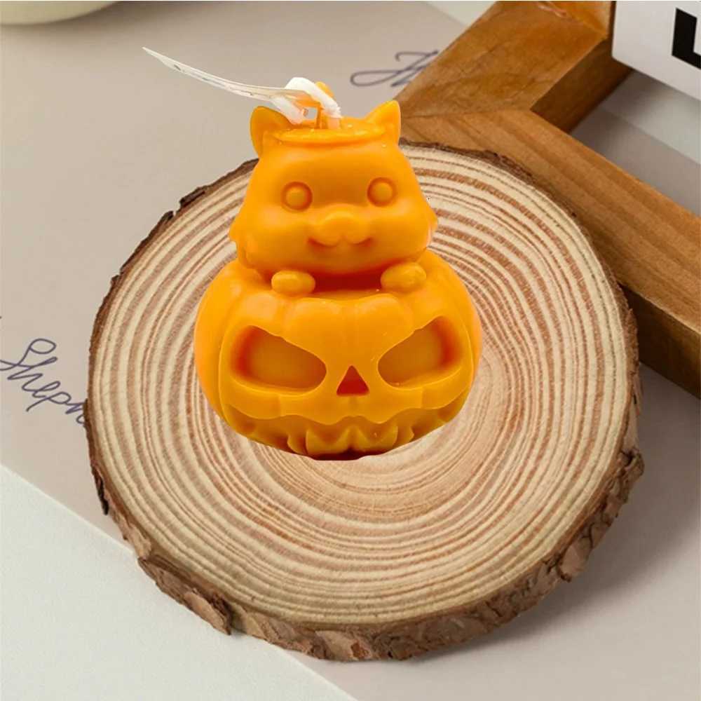 1pcs Halloween Pumpkin Skeleton Candle Manual Scented Candle For Weddings Festival Party Originty Gift Home Decor Accessory C251015