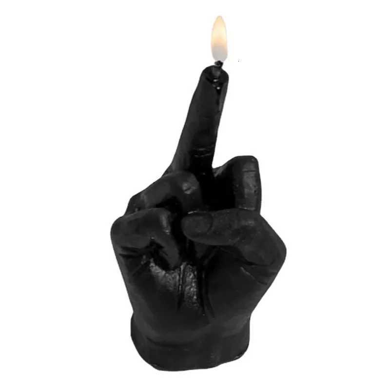 Creative Candles Middle Finger Shaped Gesture Scented Candles Funny Quirky Gifts Home Decoration Ornaments Birthday Gifts C251015