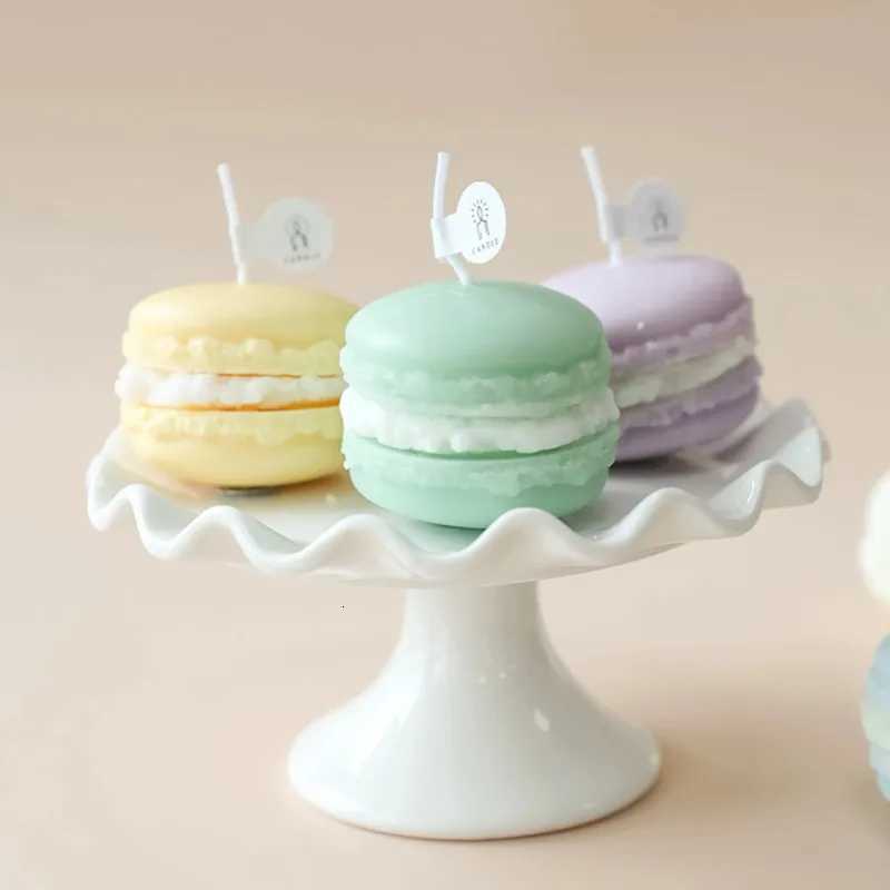 Decorative Scented Candle Nicelooking Bright Color Macaron Shape Aromatherapy Candles Shooting Props C251015