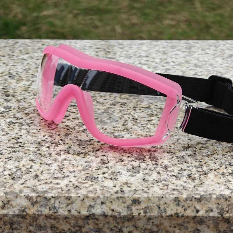 Childrens Goggles Reinforced Hd Windproof Sandproof Dustproof Transparent Protective Glasses Labor Protection Goggles Protective Eye Mask H251015