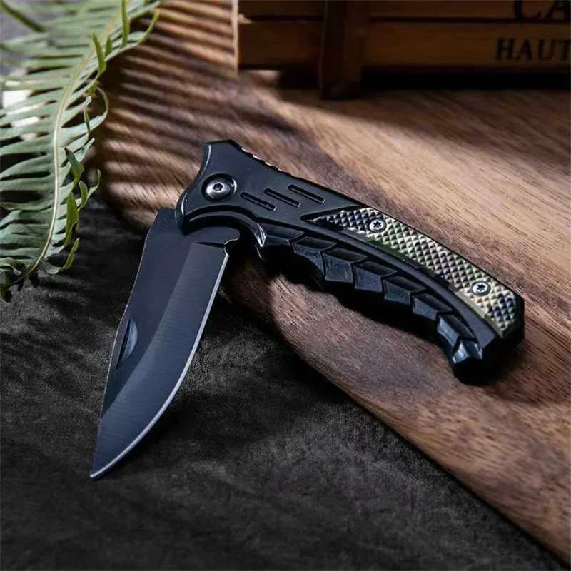 Stainless Steel Outdoor Camping Survival Knife Stainless Steel Folding Knife Multifunctional Pocket Knives Knives Cutter H251015
