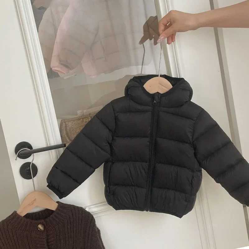 Winter Kids Hooded Coat Unisex Warm Cotton Jacket for Boys Girls Casual Children Thickened OuterwearT251016