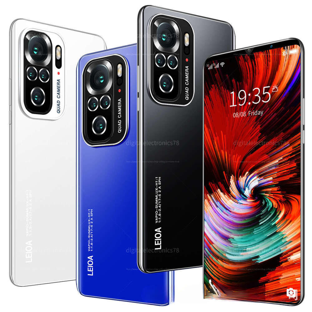 Global Version Note10pro1 Smartphone New 8+128GB 5.5-Inch 5G All-In-One Smartphone Low-Configuration Device phones